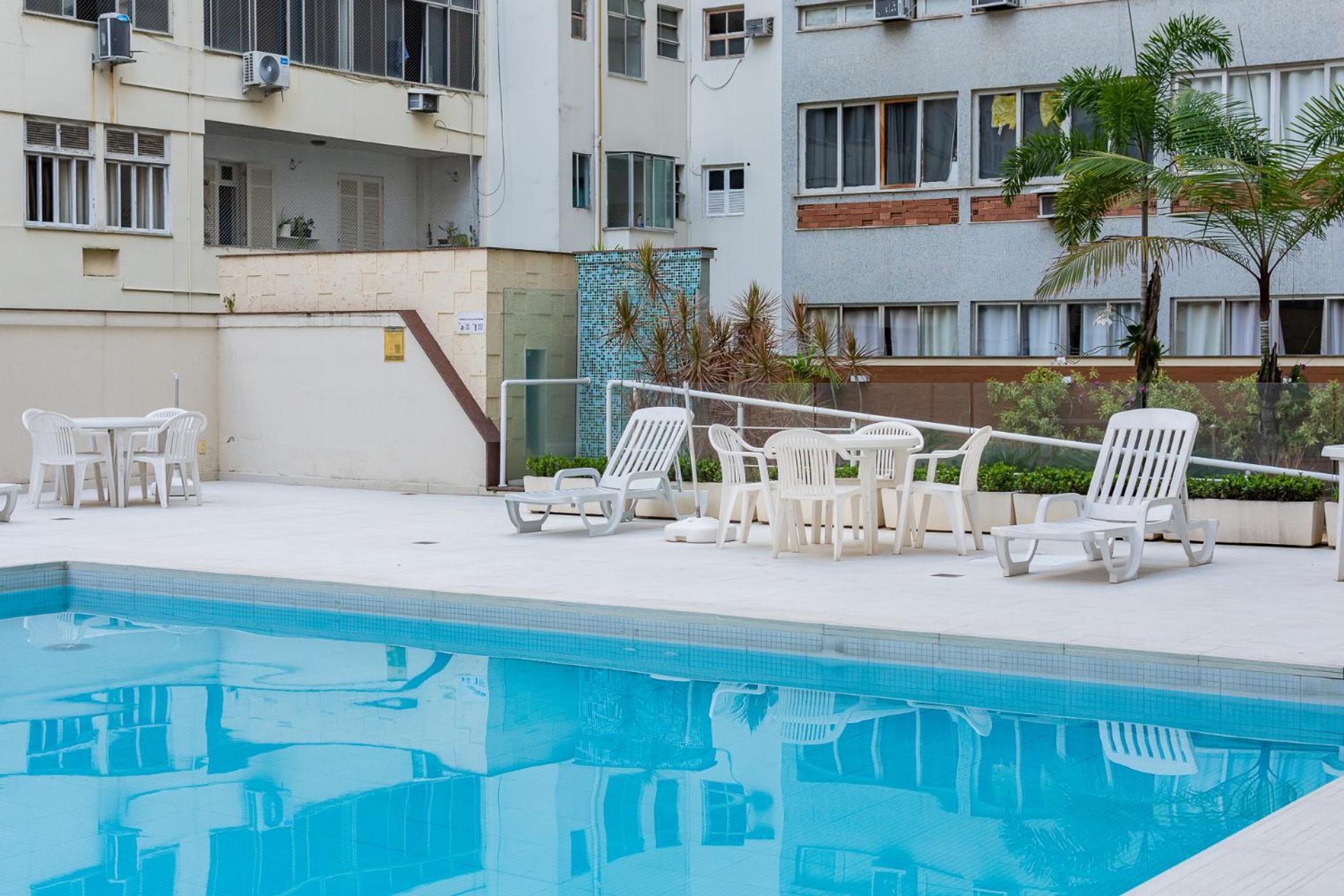 Flat Posto 6 Com Piscina - Copacabana Rio de Janeiro Exterior foto